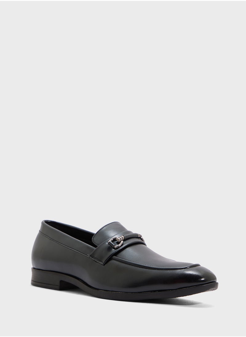 Robert Wood Trim Detail Formal Slip Ons  - Image 2