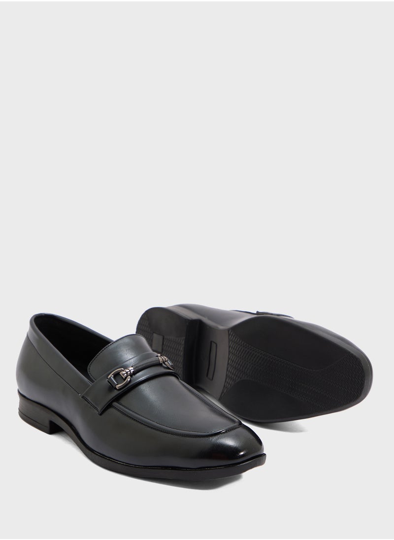 Robert Wood Trim Detail Formal Slip Ons  - Image 4