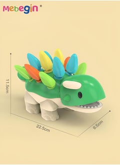 MEBEGIN Sensory Dinosaur Toy with 12 Easy-to-grasp Pieces, Educational Toys, Dinosaur Fine Motor Skills Toys, Montessori Toys, Preschool Educational Learning Toys, Travel Toy, Ideal Gift for Toddlers Aged 18 Month+  - Image 5