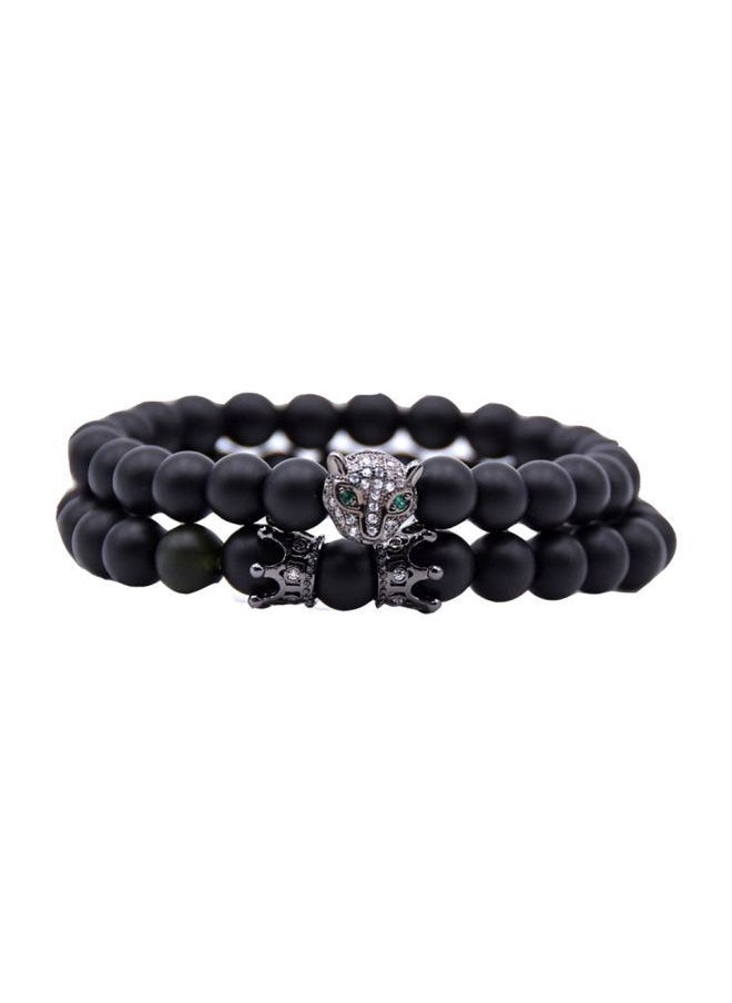 NIBEMINENT - men Analog Quartz Watch With Beaded Bracelet NNSB03702002 - Image 1