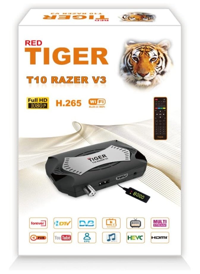 Generic RED T10 RAZER V3 DIGITAL SATELLITE RECEIVER  - Image 2