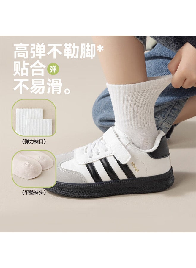 LANG SHA Langsha Children's Socks, Boys' All-season School Style Mid-calf Cotton Socks, Comfortable Breathable Student Socks, Socks For Older Childre - Image 2