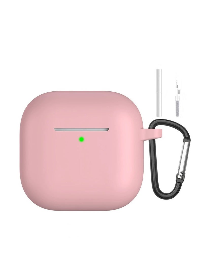 Silicone Protective Case Cover for Huawei FreeBuds Se 2/ Se 3 with Cleaner Kit (Pink) - Image 1