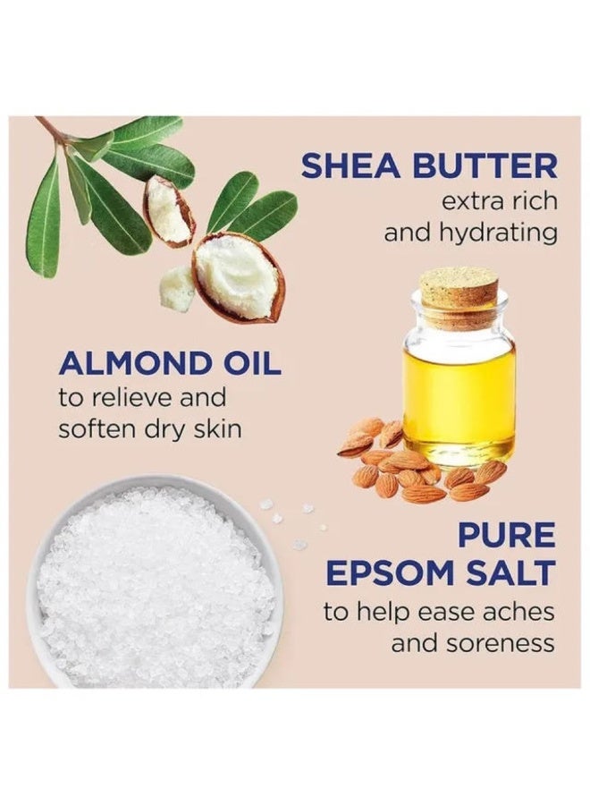 Dr Teal's Pure Epsom Salt Soaking Solution + Shea Butter & Almond Oil Essential Oils 1.36Kg - Image 2