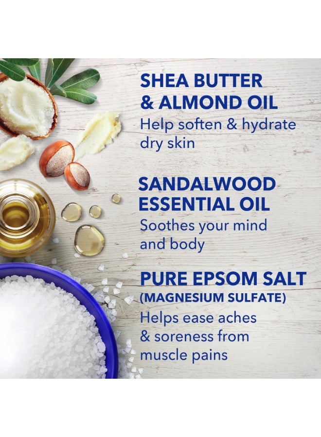 Dr Teal's Pure Epsom Salt Soaking Solution + Shea Butter & Almond Oil Essential Oils 1.36Kg - Image 5