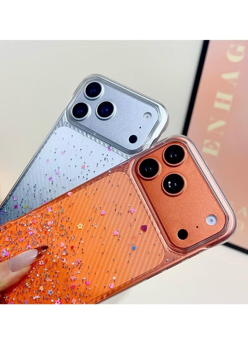 جراب iPhone 17 Pro Max بدون إطار، مقاوم للصدمات، بتصميم أنيق وجذاب، مصنوع من مادة TPU عالية الجودة، مقاوم للصدمات، بتصميم أنثوي لطيف، مناسب لهاتف iPhone 17 Pro Max. - Image 5
