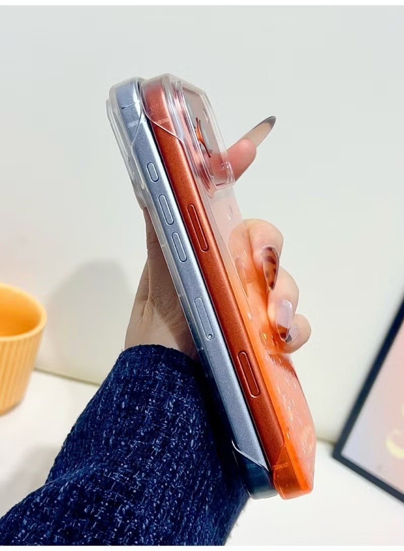 جراب iPhone 17 Pro Max بدون إطار، مقاوم للصدمات، بتصميم أنيق وجذاب، مصنوع من مادة TPU عالية الجودة، مقاوم للصدمات، بتصميم أنثوي لطيف، مناسب لهاتف iPhone 17 Pro Max. - Image 4