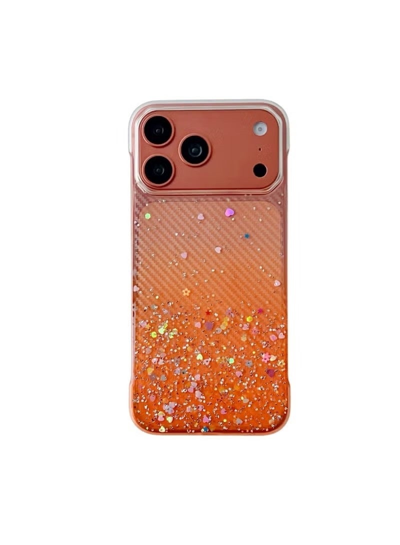جراب iPhone 17 Pro Max بدون إطار، مقاوم للصدمات، بتصميم أنيق وجذاب، مصنوع من مادة TPU عالية الجودة، مقاوم للصدمات، بتصميم أنثوي لطيف، مناسب لهاتف iPhone 17 Pro Max. - Image 3