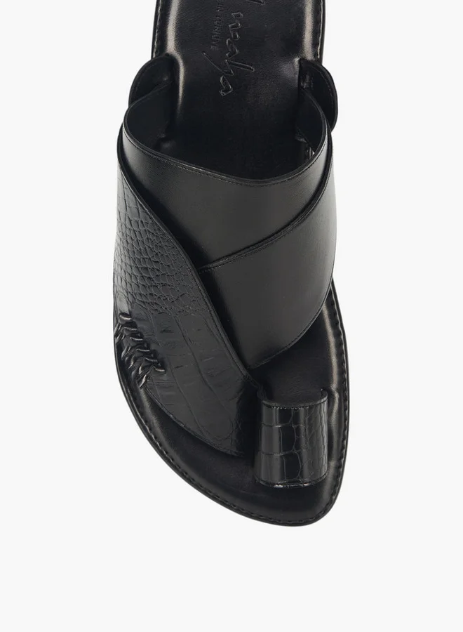 Al Waha Men's Arabic Sandals with Toe Loop - Ramadan Collection