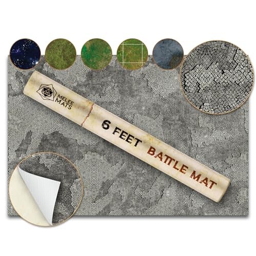 Melee Mats Wargaming Battle Mat 48x72  Terrain for Warhammer 40K Dungeons and Dragons Tabletop RPG Miniatures  Strategy Games  Durable Vinyl Map - Image 1