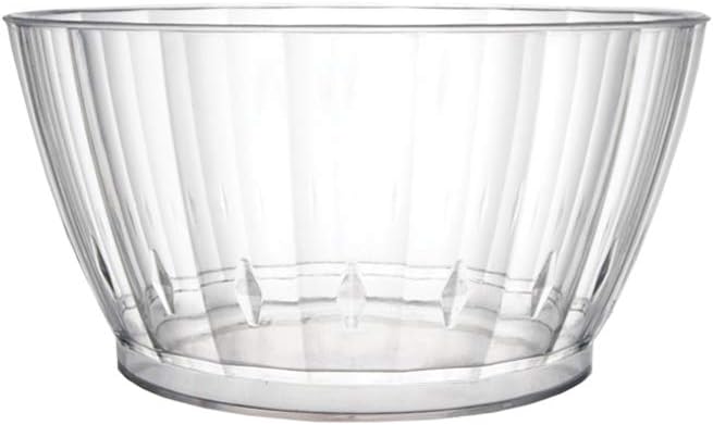 Party Essentials DeluxeElegance Quality Plastic 6Ounce FruitNutDessert Bowls Clear 20 Count - Image 1