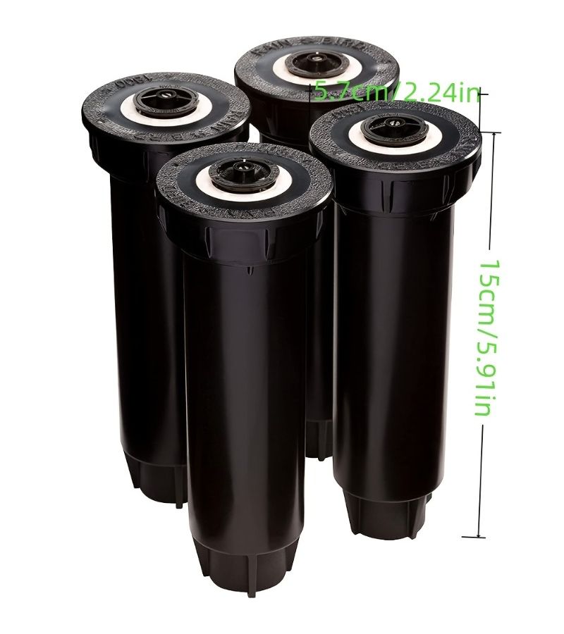 3 Pack Professional Bounce Sprinklers With 0 To 360 Degree Adjustable Spray Patterns And 8 To 17992 Inch Spray Distances Featuring 4 Inch Bounce Height Style 1 - Image 5