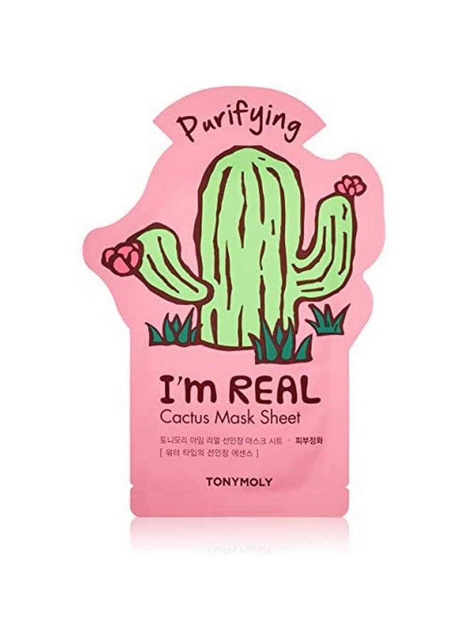 TONYMOLY I'M Real Cactus Purifying Mask Sheet Pack Of 1 - Image 1