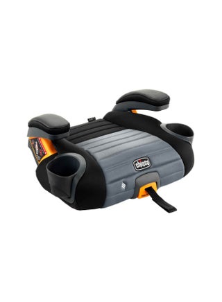 Chicco GoFit ClearTex Plus Backless Booster Car Seat, Obsidian - view 3