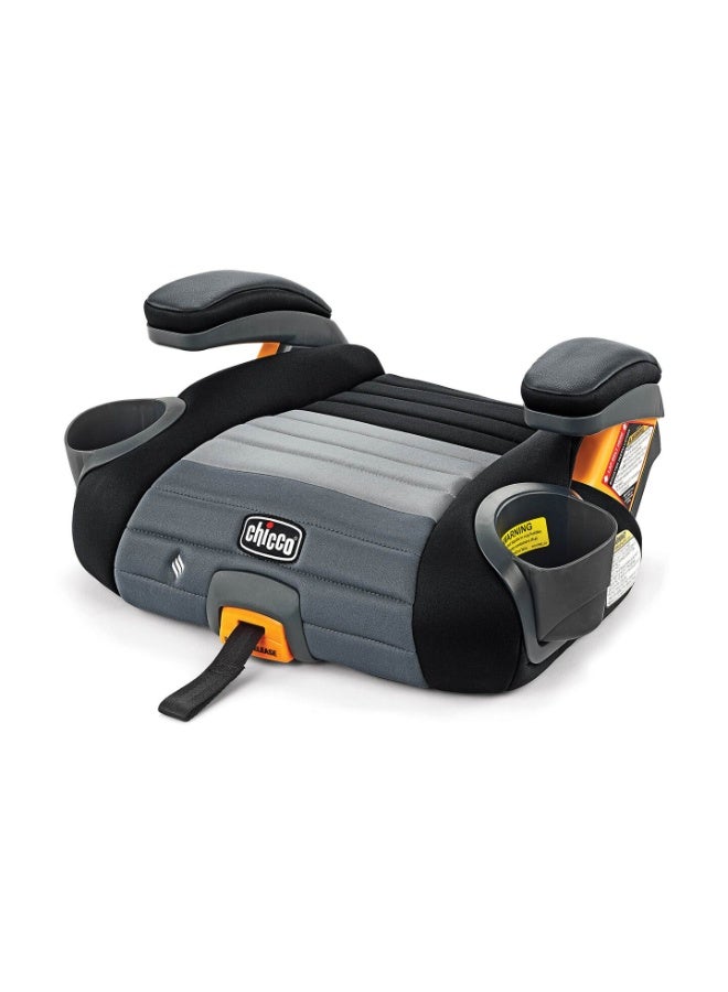 Chicco GoFit ClearTex Plus Backless Booster Car Seat, Obsidian - Image 1