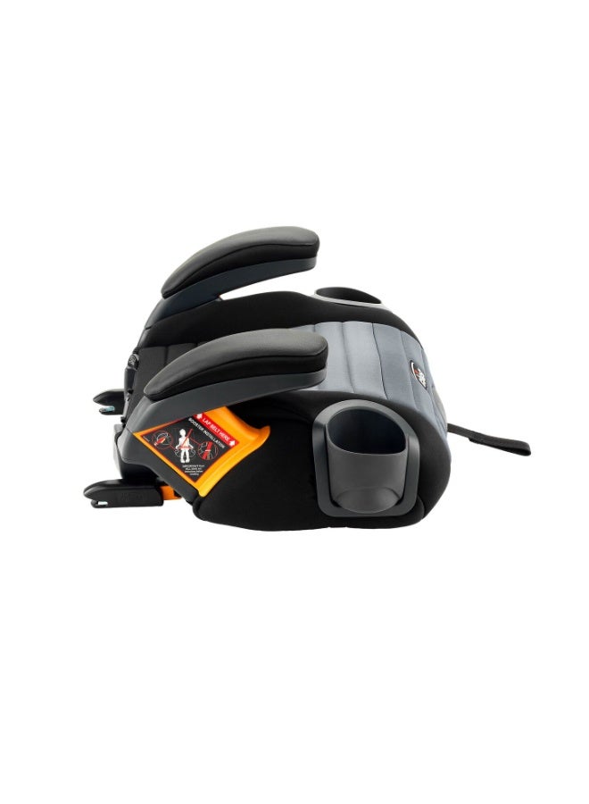 Chicco GoFit ClearTex Plus Backless Booster Car Seat, Obsidian - Image 4