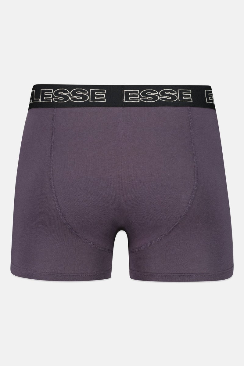 Ellesse Men 3 Pack Brand Logo Trunks, Multicolor - Image 2