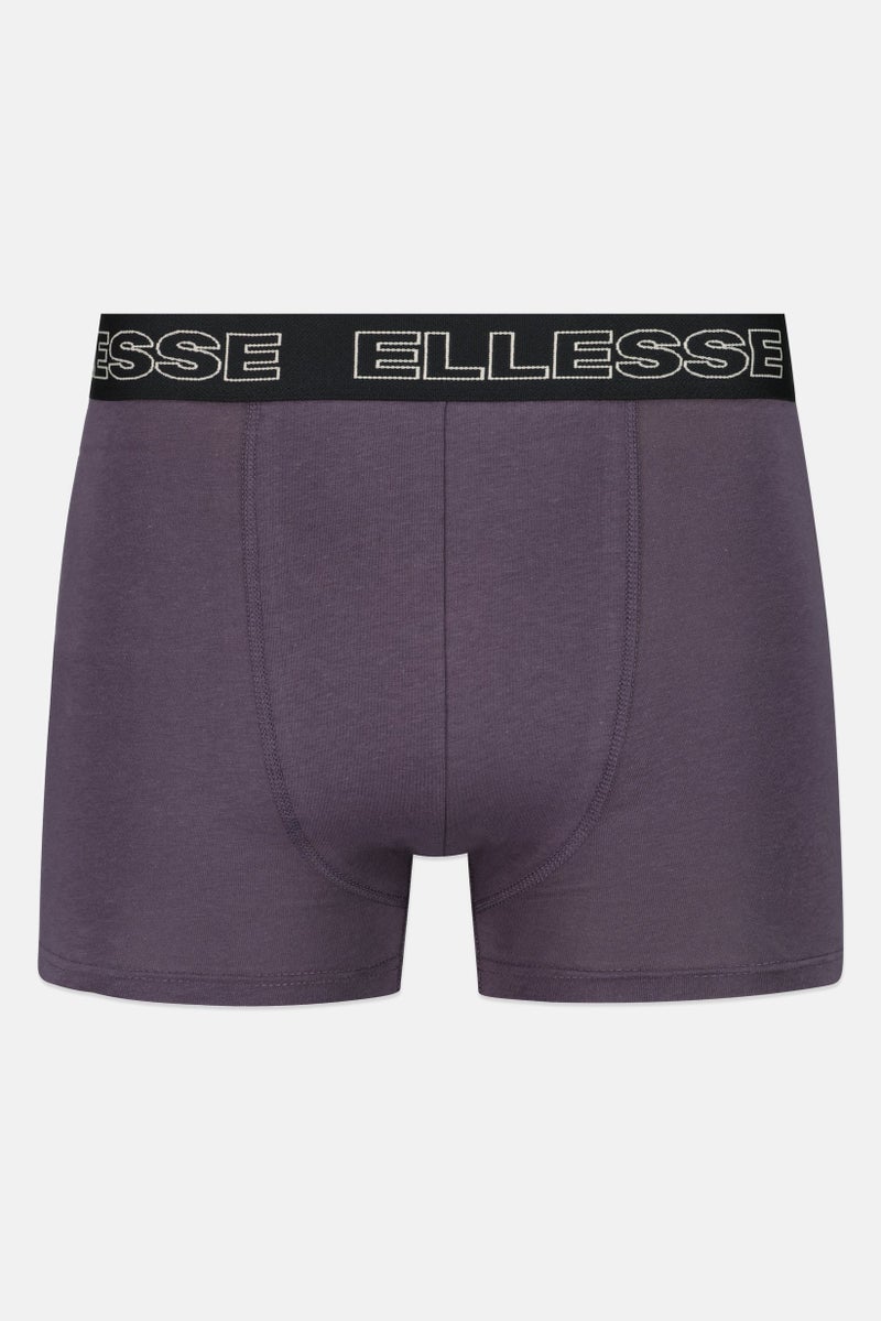 Ellesse Men 3 Pack Brand Logo Trunks, Multicolor - Image 5