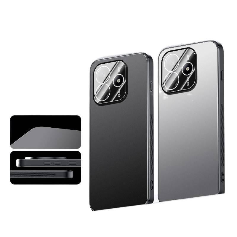 LS Aluminum Alloy Protective Case for Redmi Note 15 with Drop Protection and Kickstand plus Shockproof plus Full Coverage plus Matte Finish in Black - Image 4