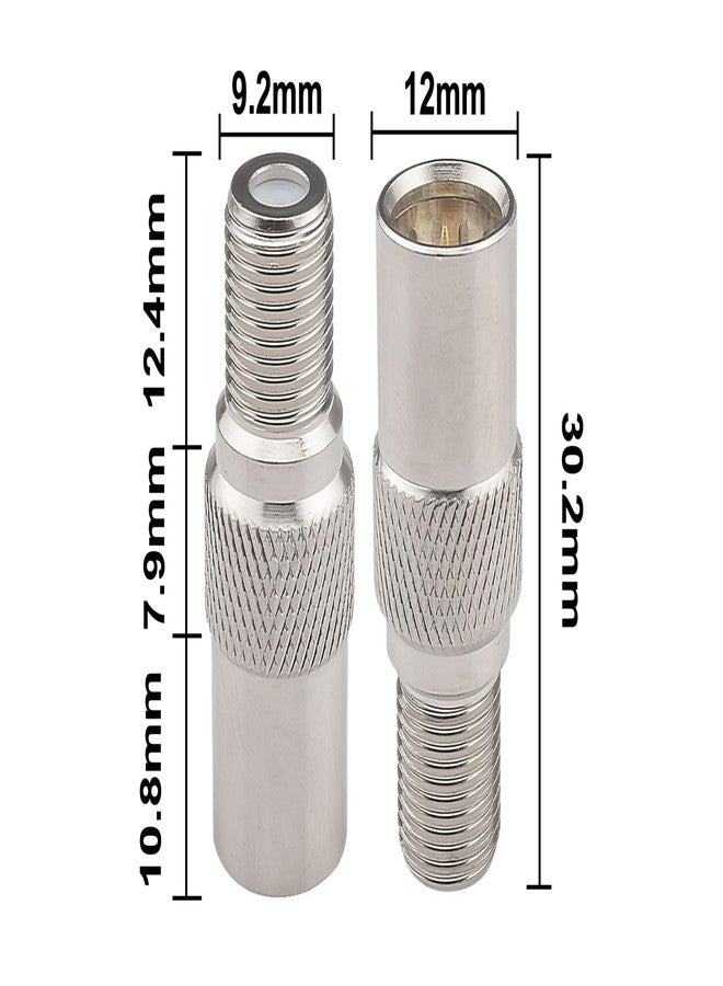 onelinkmore Coax Quick Connector Quick Push On Male to F Female Adapter F Type Male to Female Extender Push on Connector for RG6 Coaxial Cable,Antenna, RVs, Satellite Receiver and Camping TV Connection Pack of 2 - Image 4