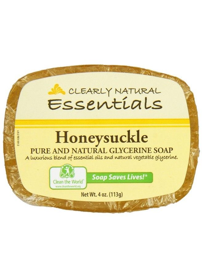 Clearly Natural Bar Soap Honeysuckle 4 Oz 3 Pk  - Image 3