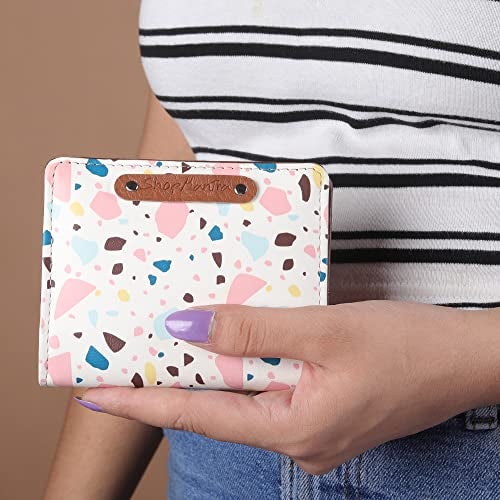 ShopMantra Girls Wallet | Chic Terrazzo Print Bifold Purse | Compact Travel Accessory for Teens & Women - Image 5