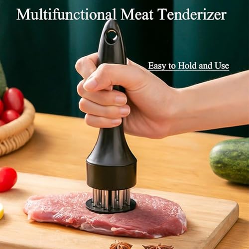 Trifecta Meat Tenderizer Tool Stainless Steel 21 Sturdy & Sharp Needle Meat Tenderizer Tool for Tenderizing Chicken Beef Steak and Pork (Multi - 2) - Image 4