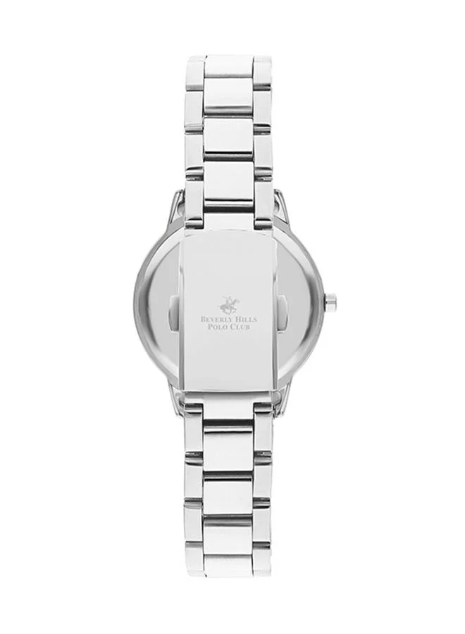 BEVERLY HILLS POLO CLUB Beverly Hills Polo Club BP3297C.320 Women Analog Display Watch & Metal Strap Silver