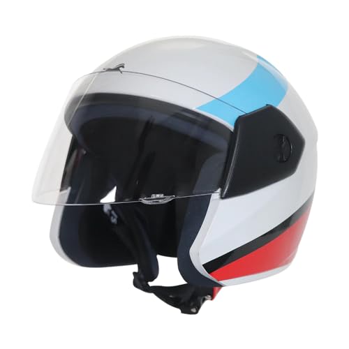 TVS Racing Kids Graphics Half face, Open Face Helmet White XXS - Image 3