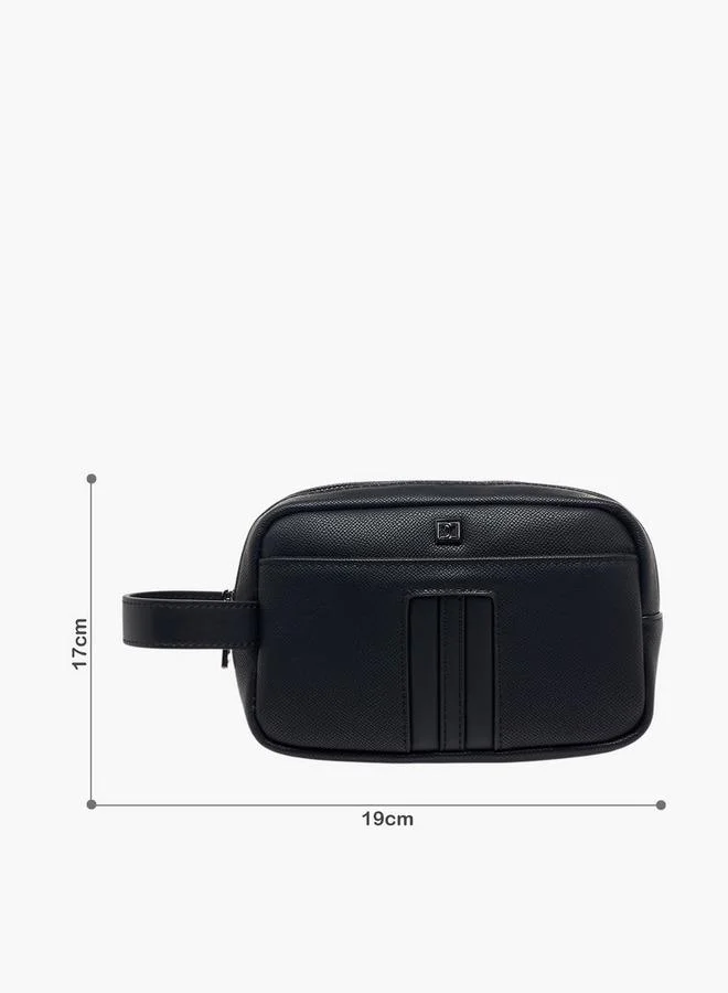 دوتشيني Men Textured Wristlet Pouch Bag