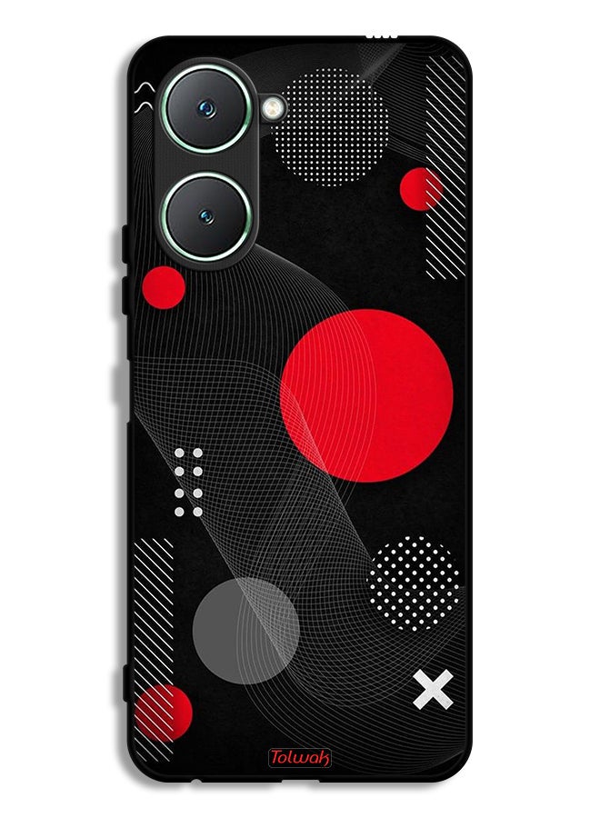 Tolwak Vivo Y18i 4G Protective Case Cover Round And Cross Shape Pattern - Image 1