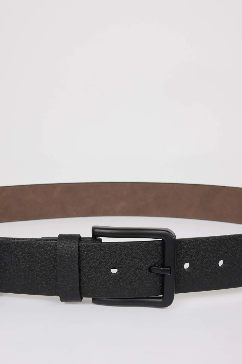 Defacto  Man Rectangle Clasp Faux Leather Belt for Men | Best Price UAE