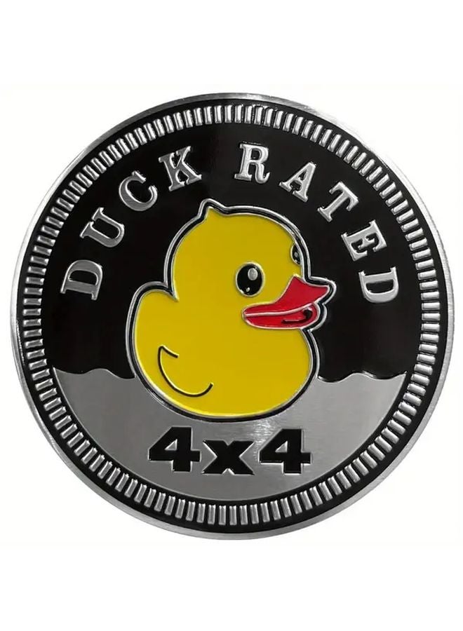 3D Duck 4x4 Metal Emblem Car Sticker 1pc Auto Badge For Bumpers Trucks Motorcycles - Image 2