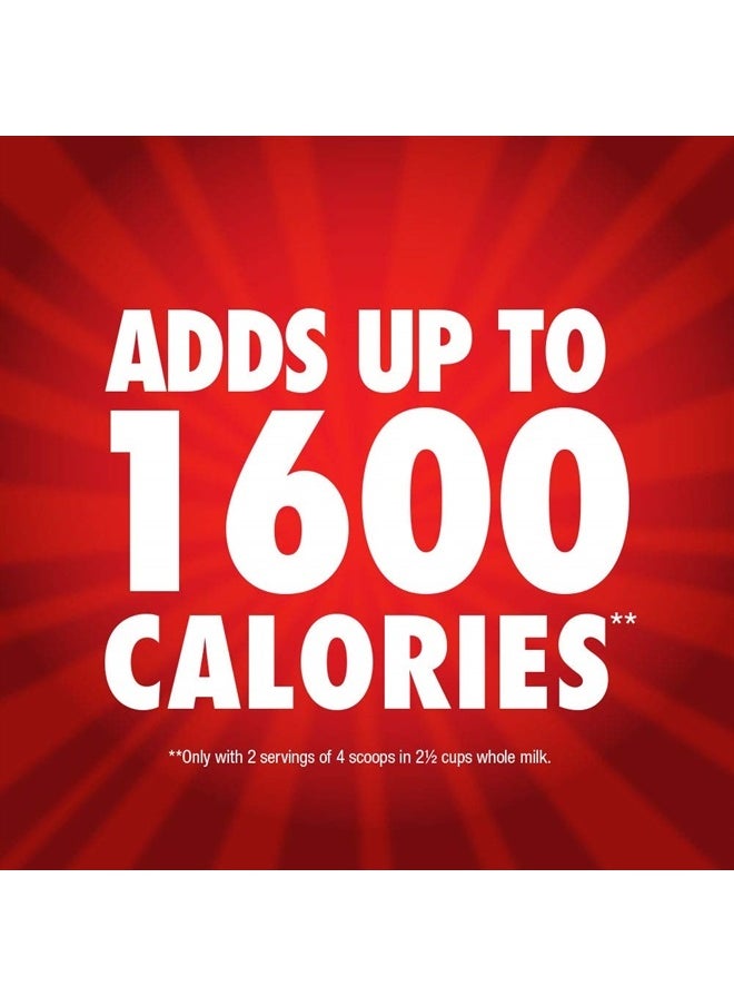 Naturade All Natural Weight Gain Drink Mix - Gluten Free, Delicious Taste, 1600 Calories per Servings - Mass Gainer w/Carbohydrates & Protein - Chocolate, 20.3 Ounce (12 Servings).  - Image 2