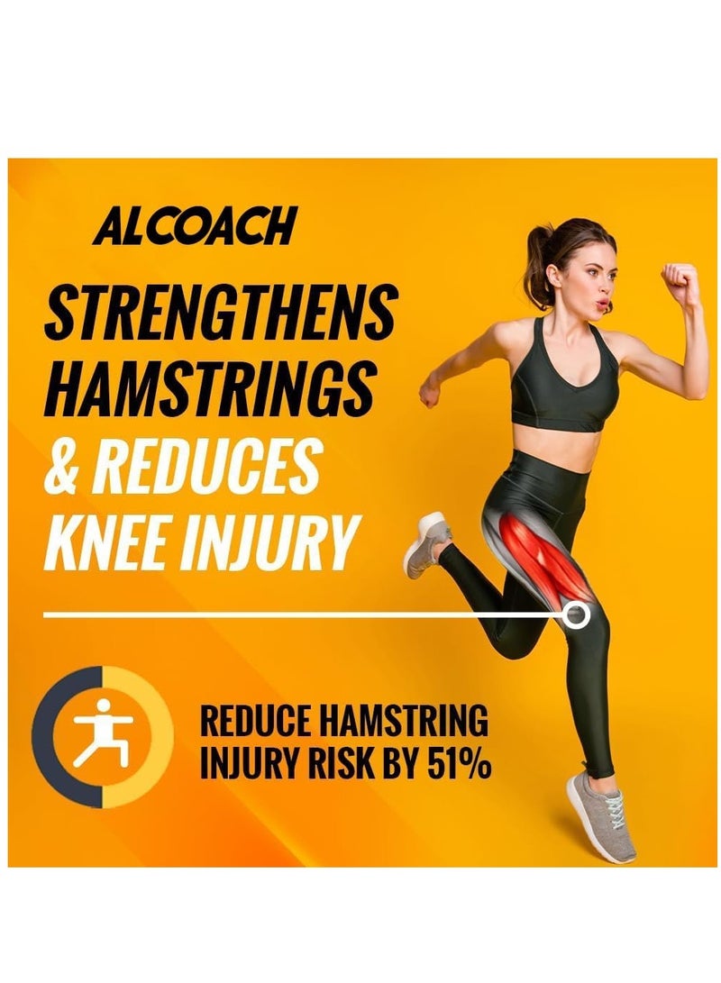 ALCOACH Sit Up Exercise Equipment Hamstring Curl Strap Machine Door Sit Up Bar for Home Gym or Home Workout Portable and Adjustable Workout Bar and Sit Up Foot Holder - Image 5