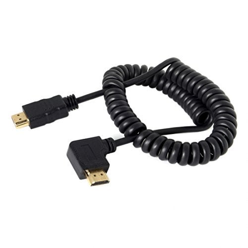 chenyang HDMI to HDMI 1.4 Stretch 90 Degree Right Angled Extension Cable 4K@60hz 1.2M - Image 4