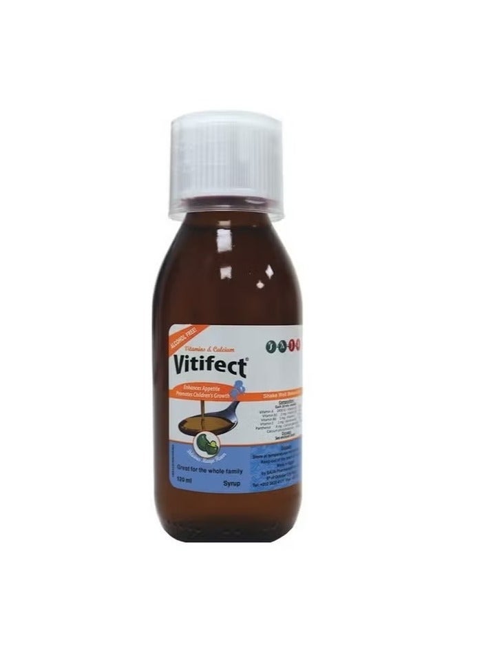 saja Vitifect Multivitamin and Calcium Syrup 120 ML - Image 2