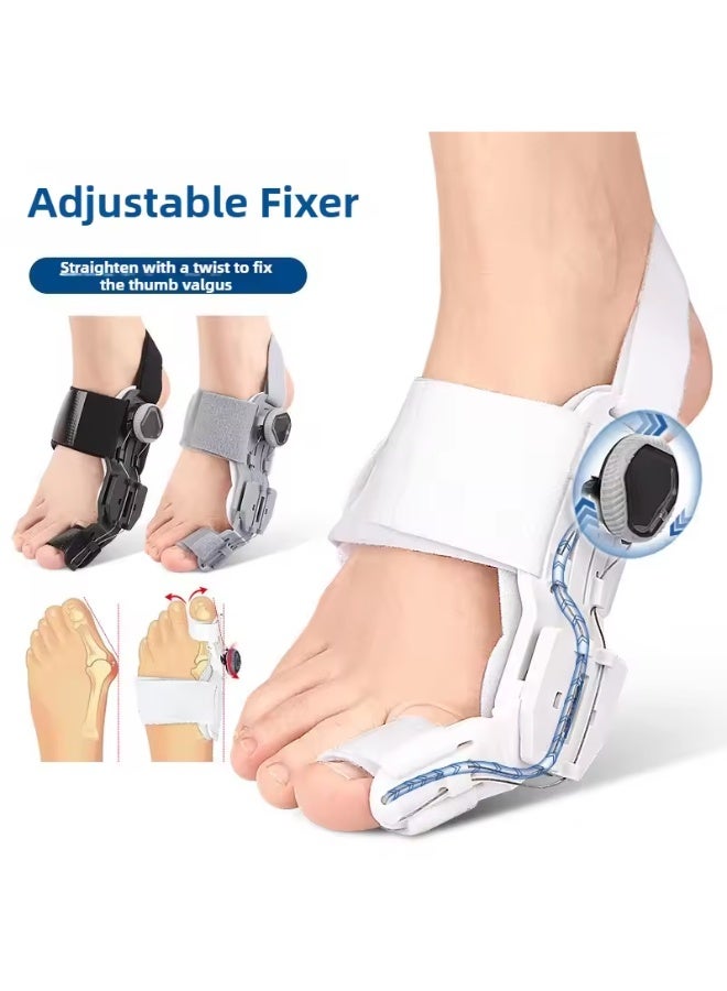 Bunion Corrector for Women & Men, Adjustable Knob Double Correction Separator for Big Toe Relief Bunion Splints Hammer Toe Straightener with Pad Comfortable Effective, 1PCS - Image 5