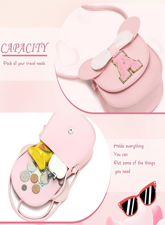 CoolShef Toddler Purse for Girls - Birthday Gift for 3-8 Year Old Girl - Cute Mini Sling Bag/Side Bag/Crossbody Handbag - Kids Wallet Toy for Girls - Pink - Image 4