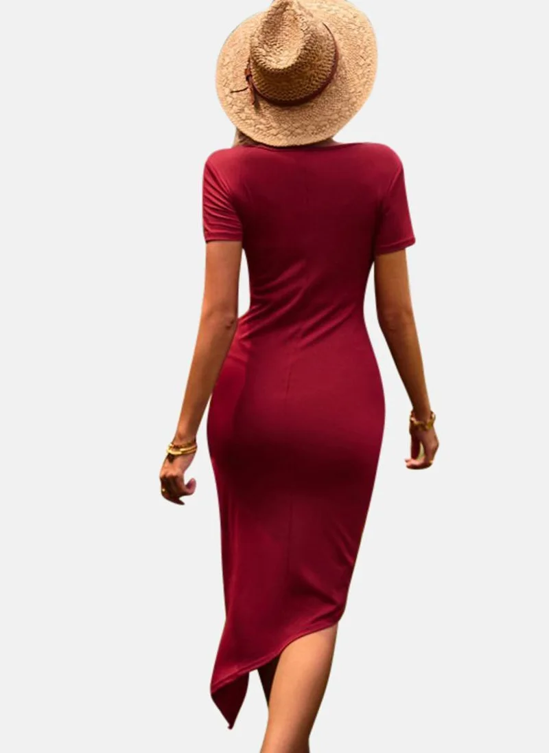 YUNIQEE Knot Detail Dress