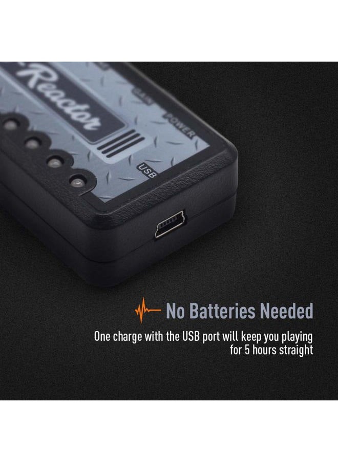 SONICAKE Bi-Reactor Plug-In USB Chargable Portable Pocket Guitar Headphone Amp US Style High Gain Tone with Delay Carry-On Bedroom Effects - Image 4