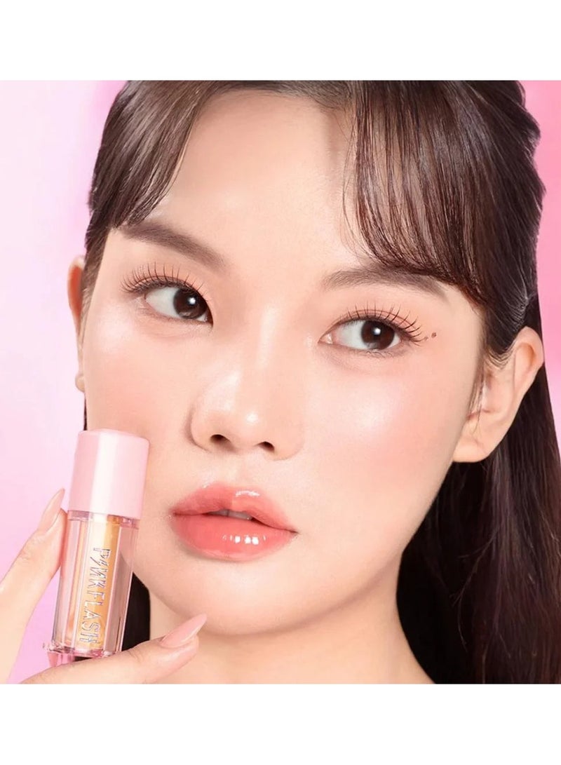 Pink Flash تنت شفاه مرطب  Sweet Orange Or01 - Image 2
