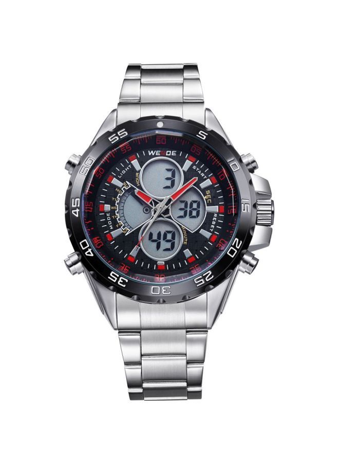 NIBEMINENT men Water Resistant Analog/Digital Watch WH1103 - Image 3