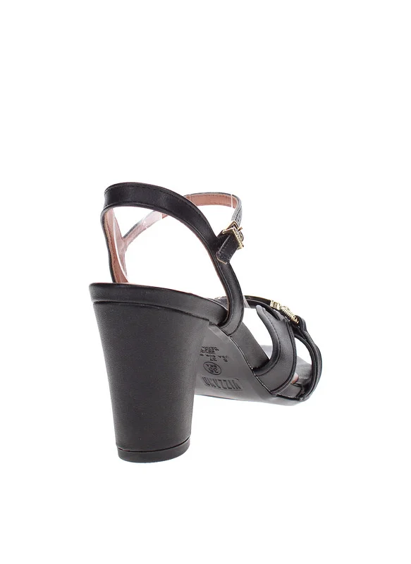 VIZZANO Mid Heels Sandals for Women – Sling Back Heel Sandals for Girls with Ankle Strap