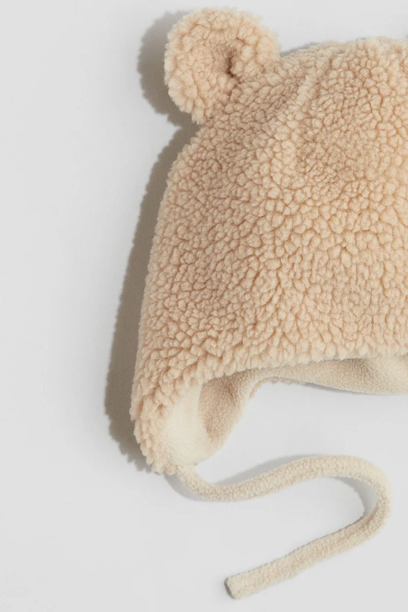H&M Fleece-lined earflap beanie