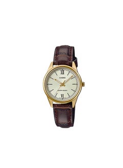 CASIO Women's Dress Water Resistant Analog Watch LTP-V005GL-9BUDF 