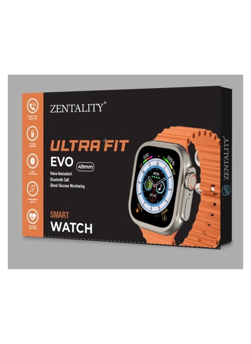 Zentality - Zentality 49mm Ultra Fit Evo Calling Smart Watch with Voice Assistant - Image 1