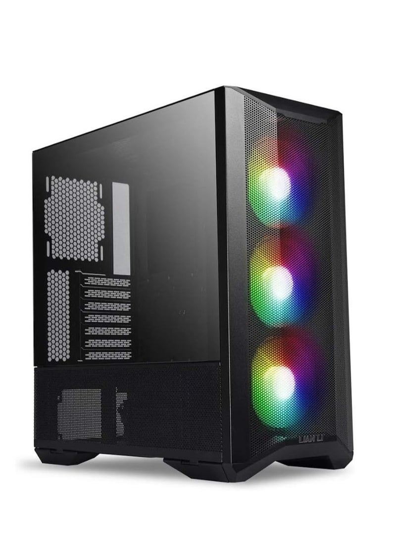 ليان لي صندوق كمبيوتر من ليان لي لانكول 2 الزجاج المقوى بالفضاء اللوني ار جي بي 3 مراوح دبليو ام مثبتة مسبقا لوحة امامية شبكية لوحين المقسى جاهزة للتبريد بالماءلانكول شبكة اسود II سوداء - نوع C - - - - - Image 1