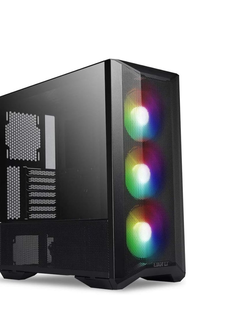 ليان لي صندوق كمبيوتر من ليان لي لانكول 2 الزجاج المقوى بالفضاء اللوني ار جي بي 3 مراوح دبليو ام مثبتة مسبقا لوحة امامية شبكية لوحين المقسى جاهزة للتبريد بالماءلانكول شبكة اسود II سوداء - نوع C - - - - - Image 5