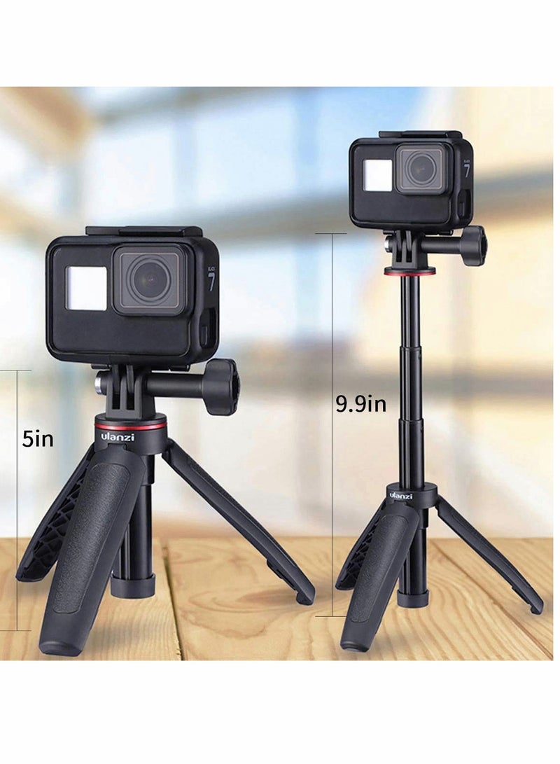 SYOSI Extendable Bluetooth Selfie Stick with Detachable Wireless Remote and Tripod, Selfie Stick Compatible with Gopro Hero 8/7/6/5 Black DJI Osmo Action Action Camera Accessory Kits - Image 4